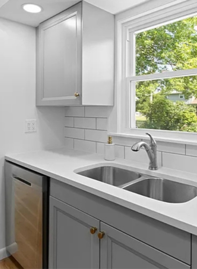 A man fixing the roof